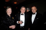 The former Palisades Park Commissioner and now Conservancy Board member Anne Perkins Cabot, with Commissioners Howard G. Seitz and David H. Mortimer at the Gala reception.