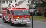 Santa in the Village.  Photo by Jim Lawless.