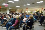People gathered in Middletown for the launching of Occupy Orange.  Photo by Simonetta Romano.