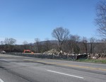 The site under development is next door to the Solid Rock church on Route 32.