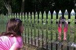 admiring Mirror Fence, 2003 by Alyson Shotz