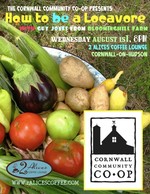 Cornwall Community Co-op Locavore event at 2 Alices