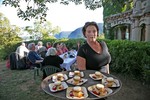 Photo by Jane Feldman. Bannerman Island dinner.