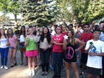 CCMS students Celebrate National Anthem Day 2012 3