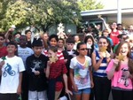 CCMS students Celebrate National Anthem Day 2012 4