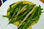 Green Beans and Double Corn Polenta.