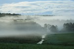 Photo by Maureen Moore.The fog rolling in on a field near Route 94 and Jackson Avenue