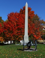 Photo by Kathy Eastwood. Cornwall Veterans Memorial in the fall