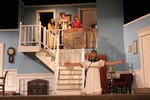 Leading Ladies at CCHS, photo provided.Meg (Hannah Fabiny), Jack (Craig Franke) in drag as Stephanie, Audrey (Taylor Wright) look on as Leo (Dante Giannetta) in drag as Maxine improvises.
