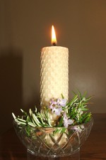 Create a rolled candle from harvested beeswax and learn how bees make wax at the Wildlife Education Center on Saturday, December 1 at 10 a.m. Photos by Pam Golben.
