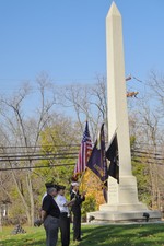 Color Guard at the Veterans Day Ceremony, 2012.