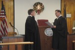 Lynn A. Beesecker takes oath of office