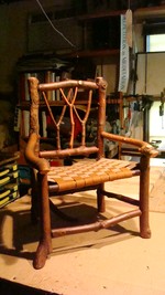 Rustic style chairs by Daniel Mack. Photos provided.