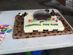 Dog Park Birthday Cake.