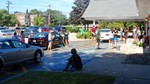 Photo by Jim Lennon. Honor Society holds car wash.