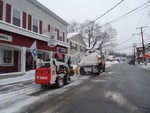 Photo by Jim Lennon. Snow removal on Main St.