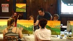 Dan Lennon instructing painters for a 