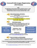 Cornwall Little League Registration